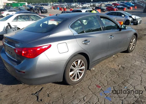 2017 Infiniti Q50 2.0T Base z USA, uszkodzony, nr VIN JN1CV7AP3HM640813